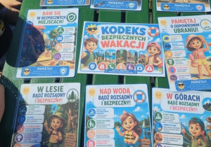 Ilustrowany kodeks bezpiecznych wakacji