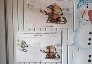 zdjęcie prrzdstawiające niektore zasadt bezpieczeństwa podczas ferii