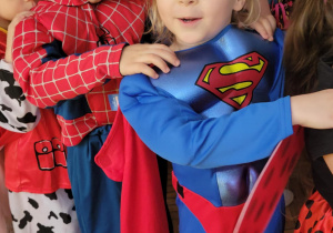 Supermen na balu karnawałowym