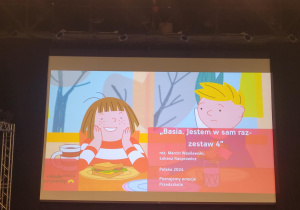 Tytuł filmu "Basia. Jestem w sam raz"