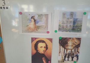Ilustracje Chopina z Paryża i jego wielką miłością