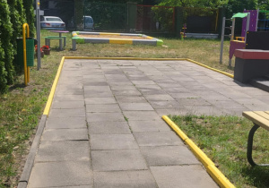 Wejście na plac zabaw