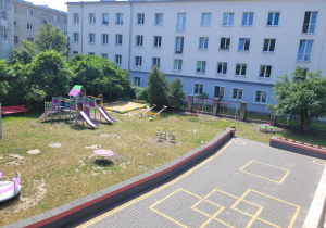 Plac zabaw z góry