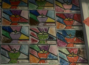 Witrażowe światełka