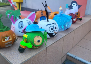 Dynie przed przedszkolem