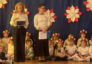 Pani nauczycielki prowadzące imprezę