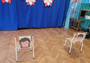 Ilusracje chłopca i dziewczynki