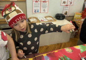 Dziewczynka ze śnieżynką