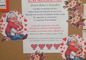 Zaproszenie na dzień babci i dziadka