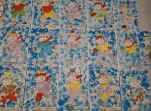 Zimowe zabawy plastyczne