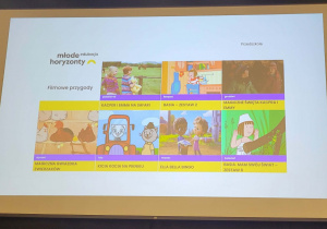 Plansze z odcinkami filmów