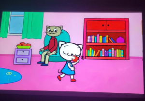 Kicia Kocia z jabłkiem