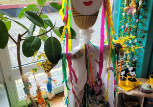 Marzanna w kąciku przyrody