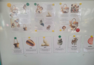 Historyjka obrazkowa "Historia koszyczka"