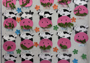 Praca plastyczna krowa