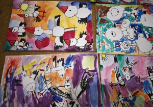 Praca plastyczna bociany