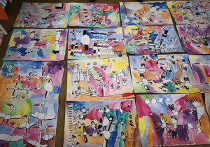 Prace dzieci bociany