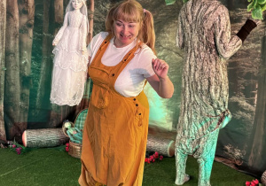 Pani aktorka na scenie