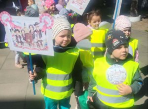 Majowy przemarsz grupa I i II